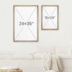 SIGNWIN Framed Canvas Print Wall Art Modern Abstract Organic Shapes Black and Beige Fluid Pattern Photography Modern Art Minimalist for Living Room, Bedroom, Office - 16"x24"x3 Natural