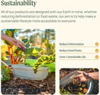 Vego garden 32" Tall 42" Round Raised Garden Bed Raised Bed Planter Box for Vegetables Flowers Patio-Pearl White