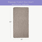 Bigacogo Chunky Knit Throw Blanket for Couch, 40x80 inches, 100% Hand Knitted with Thick Jumbo Chenille Yarn, Cozy Soft Large Rope Knot Cable Crochet Blankets for Sofa Bed Living Room, Taupe