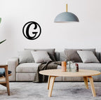 Monogram Letter for Wall Decor ACM Metal Initial Sign for Home Outdoor Decoration Wall Decor Initial Door Wreath, Name Letter Gift for Her or Couple Wedding (Magnoli Font, 24")