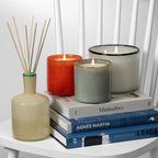 LAFCO New York Signature Reed Diffuser, French Lilac - 15 oz - Up to 9 Months Fragrance Life - Reusable, Hand Blown Glass Vessel - Natural Wood Reeds - Made in The USA