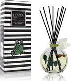 LOVSPA Reed Diffuser Set, Unwind Eucalyptus & Mint Scented Oil Diffuser with Sticks, Home Fragrance Accessories for Bathroom Shelf Decor, Aroma Diffusers for Home or Office Desk, USA Made