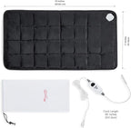 Weighted Heating pad XL 17''x33'' Heat pad for Period Cramps Heating Pads Large Heated pad for Back Pain Relief Products Electric Heat Pads Heated Pad for Bed Christmas Gifts for Mom Dad