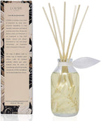 LOVSPA Reed Diffuser Set, Coconut & Eucalyptus Scented Oil Diffuser with Sticks, Home Fragrance Accessories for Bathroom Shelf Decor, Aroma Diffusers for Home or Office Desk, USA Made