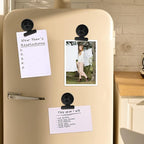 FINDMAG 48 Pack Magnetic Clips for Photo Display, Picture Hanging, Heavy Duty Scratch-Free Magnet Clips for Refrigerator, Metal Fridge Magnets for Whiteboard, Kitchen, Office, School Use.