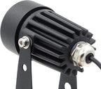 Mini 50X Twin Solar Spot Lights Outdoor Multi Color Changing RGB LED Spotlight Cast Aluminium for Outdoor Garden Yard Landscape Downlight