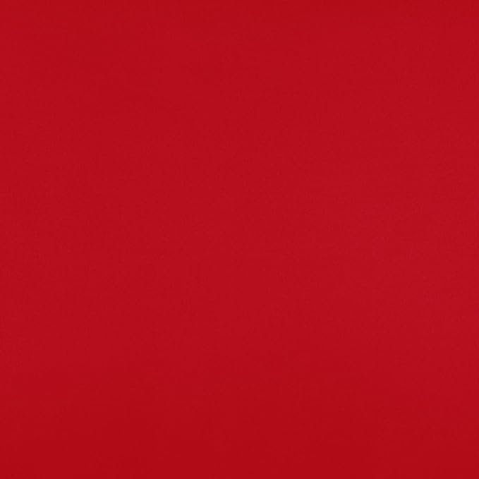 Amazon Basics 2 Piece Easy Wash Microfiber Kid's Comforter and Pillow Sham Set, Twin, Red, Solid