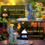 Mrocioa Solar Outdoor Garden Decor Angel Statue Light with Color Changing Birdbath, Waterproof Led Home Decor Figurine Lights for Yard Patio Front Porch, Housewarming Gifts for Thanksgiving Christmas