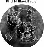 Remorelt Wolf Eagle Bear Dream Catcher Bedroom Wall Decor, Christmas Home Decoration, Room Accessory, White Moon Feather Decoration - Unique Home Craft Wall Pendant (DC16 6Inch Bear)