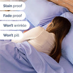 Split King Size 5 Piece Sheet Set - Comfy Breathable & Cooling Bed Sheets Set - Hotel Luxury Bedding for Women, Men, Kids, Teens, Boys & Girls - Deep Pockets, Soft, Wrinkle Free - Oeko-Tex - Lavender