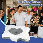 Cervical Pillow for Neck Pain Relief, Contour Memory Foam Pillows for Sleeping, Ergonomic Orthopedic Neck Support Pillow for Side, Back, Stomach Sleepers, Neck Pillow with Breathable Pillowcase, Gray