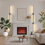 53.2 Inch Wall Lights, 360°Rotatable Wall Sconce, 3 Color Temperatures, Plug-in Dimmable Wall lamp for Bedroom, Living Room（2 Pack）