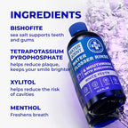 Concentrated Water flosser Rinse & mouthwash Teeth WHITENING | Add to Water Flossers| Fruit Flavor | 1 Pack = 16.9 fl.oz | Peroxide Free. Made in USA