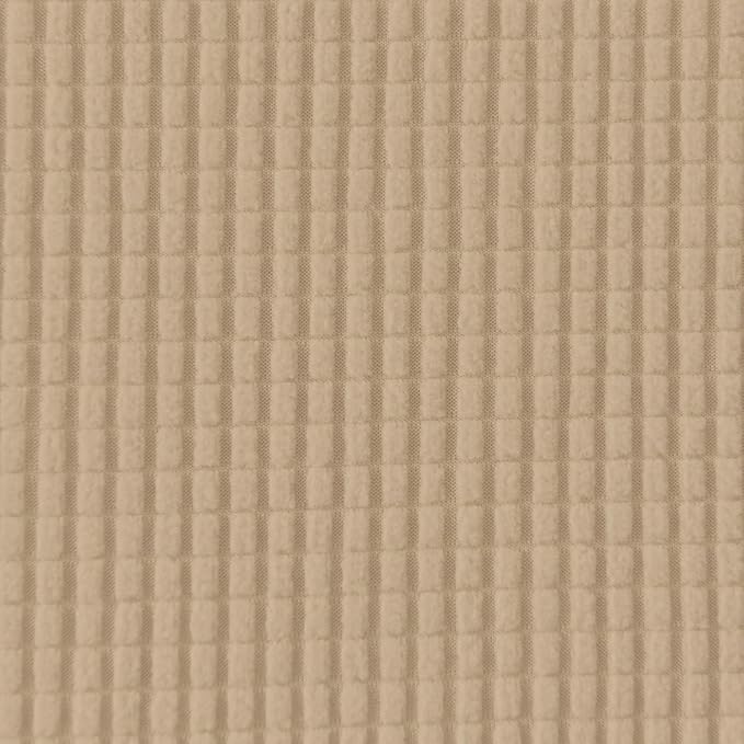 Easy-Going 4 Pieces Oversized Recliner Stretch Sofa Slipcover Sofa Cover Furniture Protector Couch Soft with Elastic Bottom Polyester Spandex Jacquard Fabric Small Checks Sand X-Large