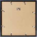 12 Pack 12x12 Picture Frame with 8x8 Mat, Display 8x8 with Mat or 12x12 Without Mat, 12 by 12 Frames Bulk Set of 12 Collage Gallery Wall Decor Photo Frames Set for Wall, Black