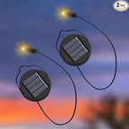 2Pack AA 600Mah Solar Lights Replacement Top for Outdoor Lantern Lights Waterproof for Garden, Yard,DIY Birthday Gifts Decorations