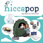 Hiccapop Daydreamer Blackout Tent for Pack and Play, Patented Portable Crib Tent, Blackout Canopy Crib Cover, Sleep Pod for Kids