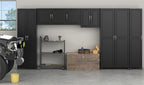SystemBuild Evolution Kendall 24" Engineered Wood Utility Storage Cabinet Black
