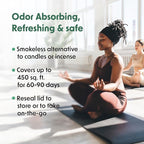 Wipex Odor Eliminator Gel Jar - Inspire Lemongrass 15oz, Odor Eliminator for Home, Effective Odor Absorber for Long-Lasting Freshness, Ideal for Rooms, Offices & Yoga Studios, 12pk