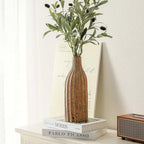 Natural Branch Design Ceramic Vase:Decorative Flower Vase for Modern Home Decor,Handmade Pottery Vase for Home Decor, Living Room,Kitchen,Office,Bedroom,CenterpieceTable Decorations-15inch Brown Color