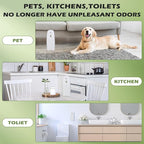 2PCS Automatic Air Freshener Spray Dispenser - Commercial and Home Use - Multiple Time Scent/Mist Release Settings for Room/Restroom Sprayer,Air Freshener not Included,White