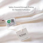 CUDDLE DREAMS Lightweight Silk Filled Comforter for Summer, Detachable Tencel Duvet Cover for Easy Care, Naturally Breathable (White, King)