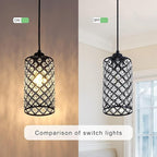 Pendant Lights Kitchen Island, Farmhouse Pendant Lighting, Crystal Pendant Light, Single Kitchen Island Lighting Over Island,1 Light Crystal Pendant Lights Kitchen Island