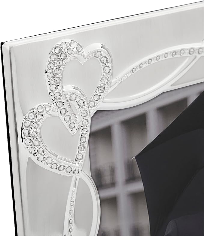 THINGS REMEMBERED Engraved Intertwined Heart 5" x 7" Picture Frame (Free Customization)