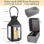 Memorial Lantern, Sympathy Gifts for Loss of Mom/Loved One, Bereavement Gifts, in Memory of Loved One Lantern,Celebration of Life, Memorial Gifts, Funeral Lantern,Dad You Left me Beautiful Memories