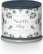 ILLUME Demi Vanity Tin Candle, North Sky