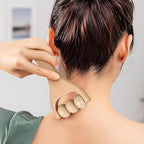 Ciieeo 2Pcs Wooden Massage Roller - Compact Handheld Tool for Foot Shoulder Neck and Waist Relaxation - Improve Sleep Quality