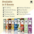 Nabila K Smokey Vanilla Reed Diffuser Set – Warm Fruity & Woodsy Aromatic Oil for Home – Long-Lasting, Smokeless Scent – Made in USA – Includes Reeds + Bottle – Flameless Candle Alternative