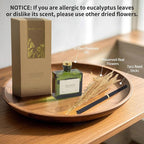 Reed Diffuser, 6.09 oz OrangeGrove Scent Diffuser with Sticks & Dried Flowers, 120 Days Long Lasting Reed diffusers for Home, Elegant Fragrance for Bathroom Bedroom Office Decor, Air Fresh