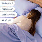 Twin Size 3 Piece Sheet Set - Comfy Breathable & Cooling Bed Sheets Set - Hotel Luxury Bedding for Women, Men, Kids, Teens, Boys & Girls - Deep Pockets, Ultra-Soft, Wrinkle Free - Oeko-Tex - Lavender