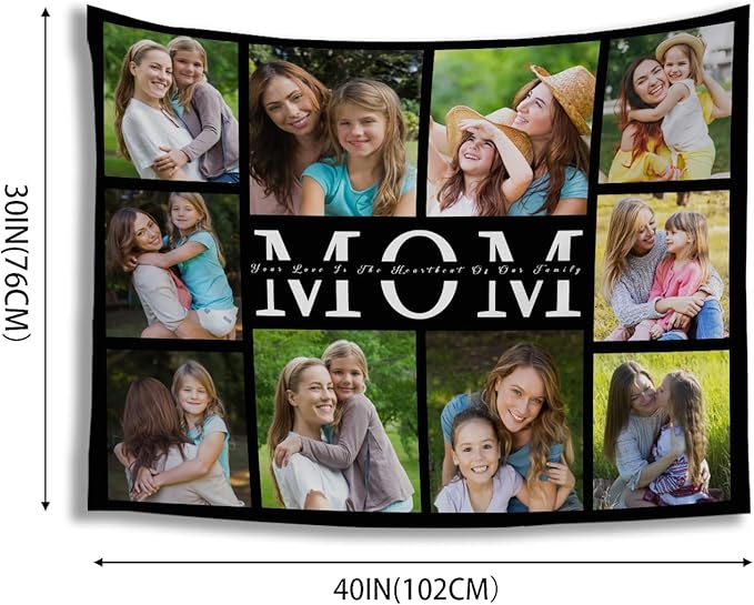 Custom Tapestry For Wall Bedroom Custom Backdrop Personalized Image Text Photo Customized Funny Tapestry Banners And Signs Mother's Day Horizontal Tapestrys