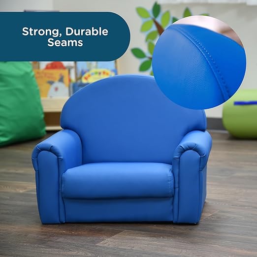 Children's Factory As We Grow Toddler Chair, Deep Water, CF805-195, Flexible Seating for Daycare or Preschool, Kids Reading Chair, Playroom Furniture