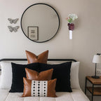 Wall Sculptures, Hand Vases Home Decor, Wall Mount Art Sculpture, Unique Wall Art Statue, Funky Flower Vase Decorations, Modern Eclectic Hanging Decor,Glass Test Tube Vase