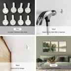 KAIRNE Framed Nature Canvas Wall Art Set,Misty Forest Wall Decor,Green Mountain Forest Pictures,Lake Water Painting set of 3(16”x24”),Landscape Scene Print for Living Room, Bedroom,Gallery Decor