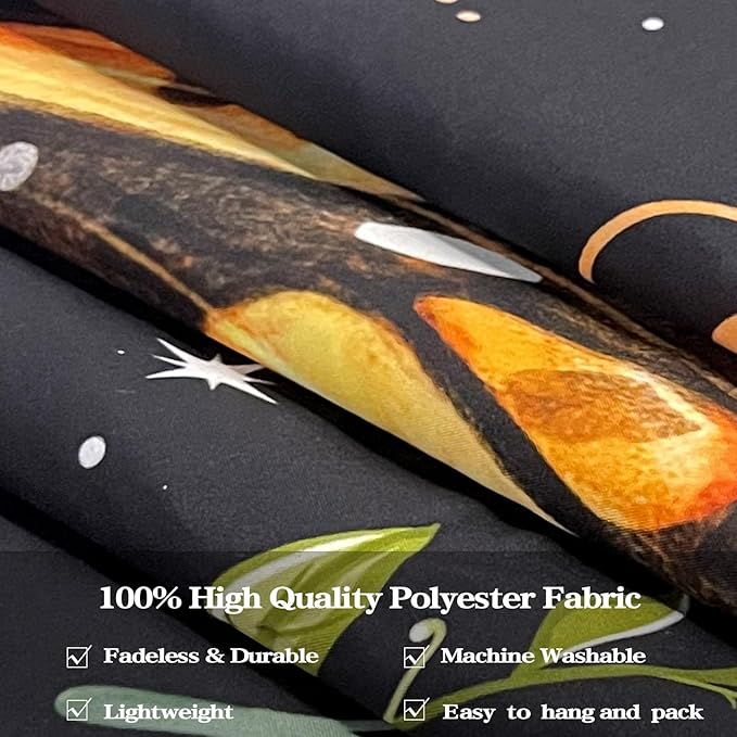 Lunerfex Boho Butterfly Tapestry Flower Moon Wall Tapestry, Moon Phases Tapestries for Bedroom Cute Tapestries Wall Hanging for Bedroom Living Room Decor Butterfly-1 60"x80"