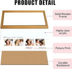 Gifts for Him/Her - Personalized Photo Frame with Love Design, Wall Mount or Tabletop Display, Romantic Gifts for Boyfriend Girlfriend Anniversary Birthday Valentine's