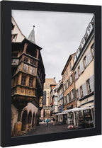 VCK 16x20 Poster Frames 3 Pack Black MDF Wood and Polished Plexiglass Frame,Display Pictures in Horizontal and Vertical