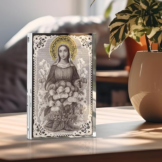 5x7 Inches Acrylic Picture Frames 1 Pack, Double Sided Magnetic Photo Frames,Free Standing on Desk or Table Clear Picture Frames