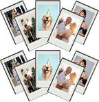 PATIKIL 2x3 Fridge Magnetic Frame, 10Pcs Mini Picture Frames Photo Frame Instant Film Small Picture Holder for Fujifilm Refrigerator, Black