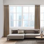 Curtain Rods for Windows 16 to 120 Inches, Curtain Rod Max Adjustable Length of 132 IN, 6/8" Diameter Drapery Rods Round Finials, Satin Silver, Pack of 1