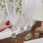 24 Pcs Taper Glass Candlestick Holders, Small Candle Stick Holder Wedding Decor Table Centerpiece Bulk for Christmas Party Living Room Dinner Home Bridal Showers Decorations