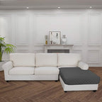 Easy-Going Sectional Couch Covers for Dogs L Shape Sofa Cover Reversible Sofa Slipcover Chaise Lounge Cover Furniture Protector Cover for Pets Dog Cat (42 x 68 inches, Dark Gray/Dark Gray)