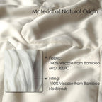 EP Mode Lightweight Quilt Blanket for Summer, Viscose from Bamboo Fabric & Filling, Natural, Breathable & Machine Washable- Ivory, Twin