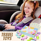 Vileafy 35 Toy Cars with Stickers, Pinata Stuffers and Prize Box Toys for Kids Classroom, Bulk Mini Cars for Kids Party Favors, Goodie Bag Stuffers, Treasure Chest, and Birthday Gifts