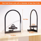 Wall Plant Holder, Wall Planter for Indoor Plants, Window Plant shelves for Multiple Plants Indoor Outdoor, Framed Plant Holder for Home Decor (3 Pack)