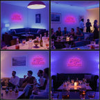 WLHOPE A Little Bit Dramatic Neon Signs for Wall Decor Adjustable Pink LED Lights Decorations for Party Club Living Room Bedroom Office Bar Home Creative Wall Decor